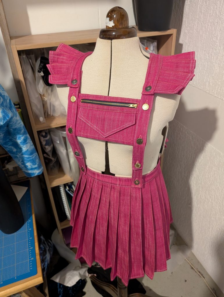 Pink Denim Jupolette